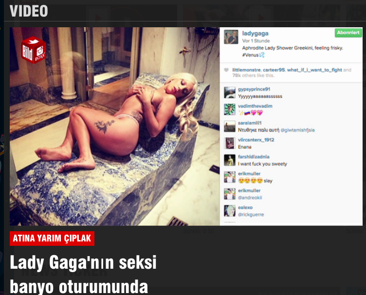LADY GAGA'NIN YUNANİSTAN'DAYKEN PAYLAŞTIĞI BU FOTOĞRAF VE TWEET ANINDA DÜNYA MEDYASINDA...